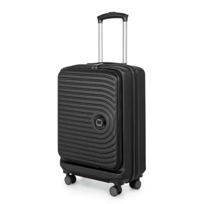 Abbildung von Hauptstadtkoffer Mitte Handgepäck Toploader 55x40x20, TSA, 4 Rollen, Reisekoffer, Hartschalenkoffer, Rollkoffer, Handgepäckkoffer, Bordgepäck Koffer, Schwarz