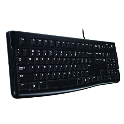 Abbildung von Logitech K120 Kabelgebundene Tastatur für Windows, Französisches AZERTY Layout Schwarz