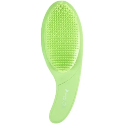 Abbildung von nascita Detangler Wet &amp; Dry Haarbürste ohne Ziepen, für Damen, Herren und Kinder, schmerzlos Entknoten alle Haartypen, Entwirrbürste nasses trockenes Haar Hair Brush Lime