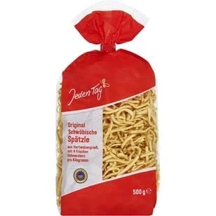 Abbildung von Jeden Tag Original Schwäbische Spätzle, 10er Pack (10 x 500g)