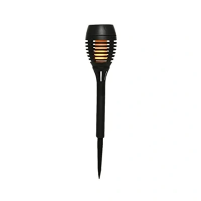 Abbildung von Florists Products Windlicht LED Solarfackeln Garten Balkon Flammeneffekt, 4er Set, H38 cm