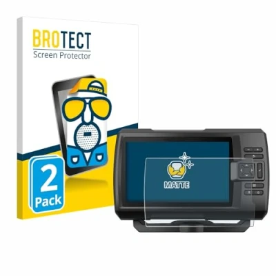 Abbildung von BROTECT Entspiegelungs Schutzfolie für Garmin Striker Vivid 7cv (2 Stück) Matte Displayschutz Folie, Anti Reflex, Fingerprint