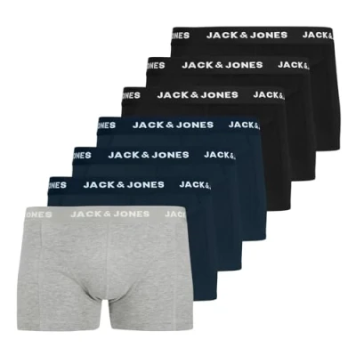 Abbildung von Jack &amp; Jones 7 PACK LN Panties navy blazer packnavy black m, Herren, Größe: XL