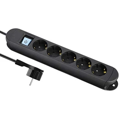 Abbildung von MAXTRACK NV 57 3 L Steckdosenleiste mit Schalter Schwarz Schutzkontakt 1 St.