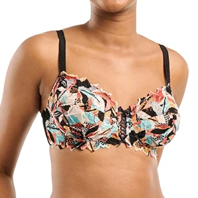 Abbildung von Sans Complexe Damen Arum Mosaic 709212 BH, Graphic Schwarz &amp; Mehrfarbig, 85D