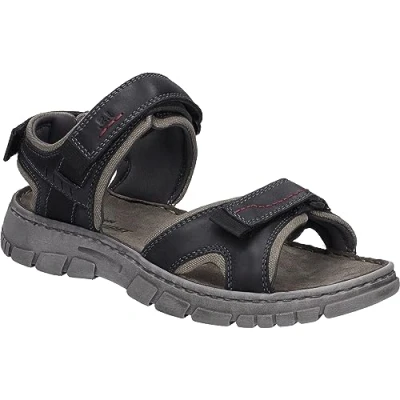 Abbildung von Josef Seibel Brendan 03 Trekkingsandale schwarzkombi, Herren, Größe: 46, Schwarz kombi Schuhe