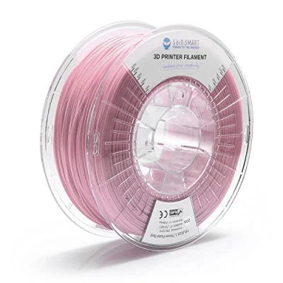 Abbildung von SainSmart TPU 1,75 mm 92A flexibles 3D Drucker Filament, Maßgenauigkeit +/ 0,04 mm, 1 kg Spule, zartrosa