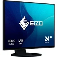 Abbildung von EIZO FlexScan EV2495 BK 61,1 cm (24,1 Zoll) Monitor (HDMI, USB 3.1 Hub, Typ C, RJ 45 LAN, DisplayPort, 5 ms Reaktionszeit, Auflösung 1920 x 1200) schwarz