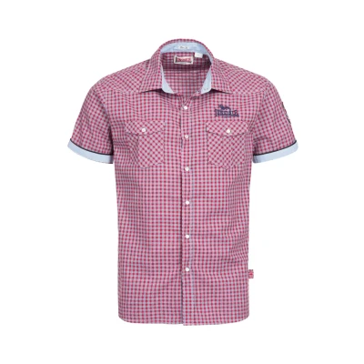 Abbildung von Lonsdale Berny Hemd, Herren, Größe: Medium, Red/blue/white
