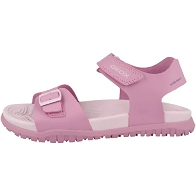 Abbildung von Geox Fusbetto Riemensandalette für Kinder, Größe: 27, Dark pink/light lilac Schuhe