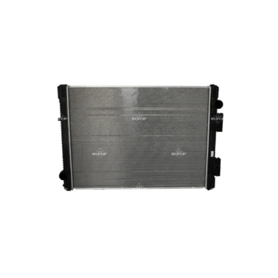 Abbildung von NRF 519537 Kühler, Motorkühlung Aluminium 945 733 42 ohne Rahmen Kühlrippen gelötet