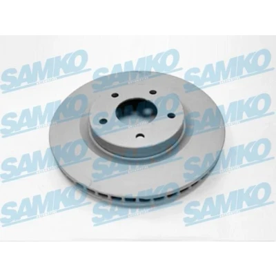 Abbildung von SAMKO N2016VR Bremsscheibe 296 26 5 innenbelüftet beschichtet NISSAN: Qashqai / Qashqai+2 I, X Trail