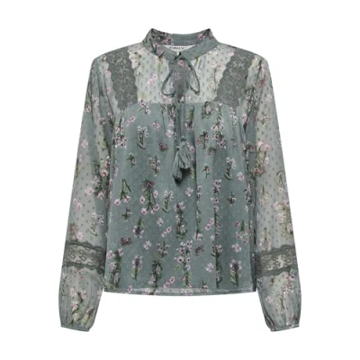 Abbildung von ONLY Damen Bluse 15303600 Balsam Green S