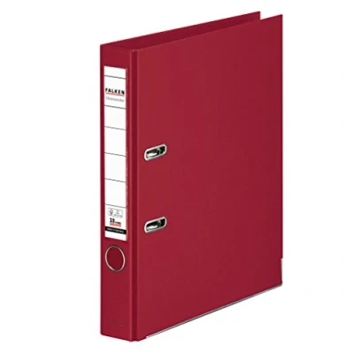 Abbildung von 10 x Falken Ordner Chromocolor A4 PP 50mm bordeaux