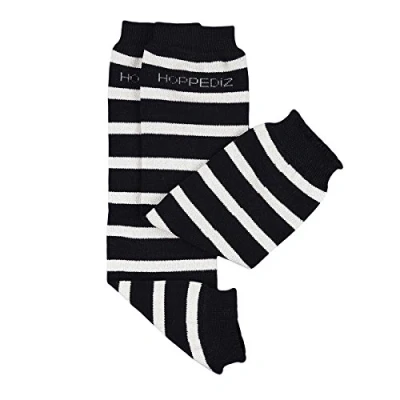 Abbildung von Hoppediz Baumwollhandschuhe schwarz/natur/gestreift Babystulpen von