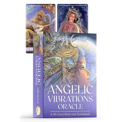 Abbildung von Angelic Vibrations Oracle: A 50 Card Deck and Guidebook