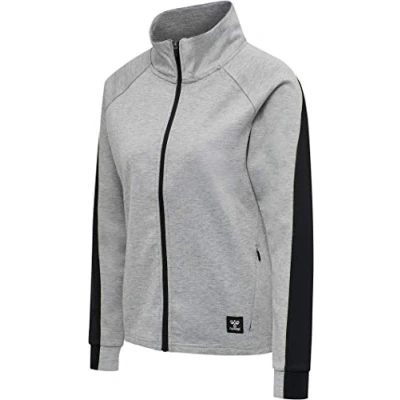 Abbildung von Hummel Hmlessi Sweatjacke, Damen, Größe: XL, Grey melange