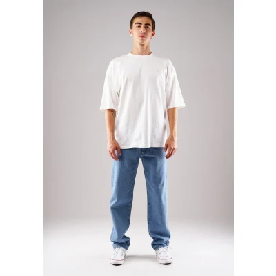 Abbildung von Picaldi® Zicco 472 Jeans Loose &amp; Relaxed Fit Karottenschnitt Hose Lässig Locker Geschnitten (W38/L30, Stone)