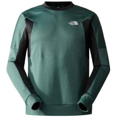 Abbildung von The North Face Mountain CREW Sweatshirt, Herren, Größe: Large, Dark sage asphalt grey