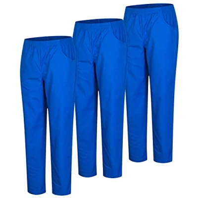 Abbildung von MISEMIYA Packung 3 Stück Unisex SANITÄRHOSE MEDIZINISCHE Uniformen SANITÄR Arbeitshose Ref. 8312 * Large, Königsblau 21