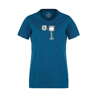 Abbildung von Elkline Seemaen Tshirt print, Damen, Größe: 38, Blue coral