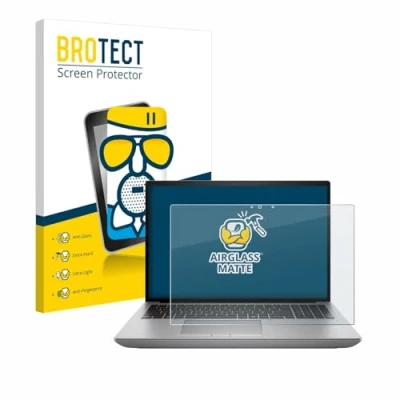 Abbildung von BROTECT Entspiegelungs Schutzglas für HP ZBook Fury 16 G11 Schutz Folie Panzerfolie Glas Matt [Extrem Kratzfest 9H, Anti Reflex, Fingerprint]