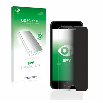 Abbildung von upscreen Anti Spy Blickschutzfolie für Apple iPhone SE 2 / 3 Privacy Screen Displayschutz Folie [Sichtschutz, Blaulichtfilter]