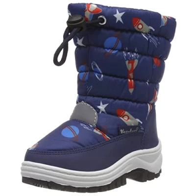 Abbildung von Playshoes Winter Bootie Weltraum Hüttenschuhe
