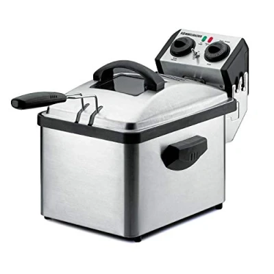 Abbildung von Rommelsbacher FRP 2135/E, 3,5 l, Eins/Eine(r), Schwarz, Edelstahl, 1 m, 2100 W, 230 V