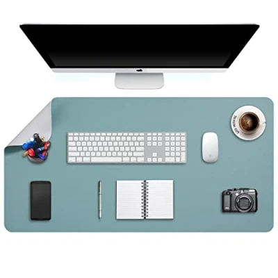 Abbildung von DOBAOJIA Große Schreibtischunterlage XXXXL, Schreibtischmatte, Desk Pad, Schreibtischschutz, Schreibblock, für Laptop/Tastatur/Maus, Doppelseitige Verwendung PU Leder Wasserdicht 120 x 60cm