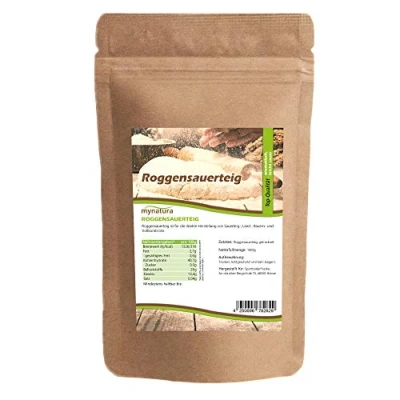 Abbildung von Mynatura Roggensauerteig I Getrocknet Brot backen Teigmischung Roggenteig Roggen Sauerteig Pulver Beutel (1x 1000g)
