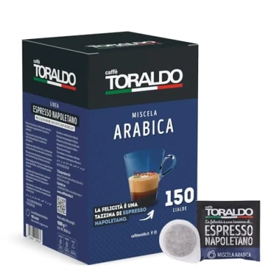 Abbildung von CAFFÈ TORALDO MISCELA ARABICA Box 150 PADS ESE44 7g