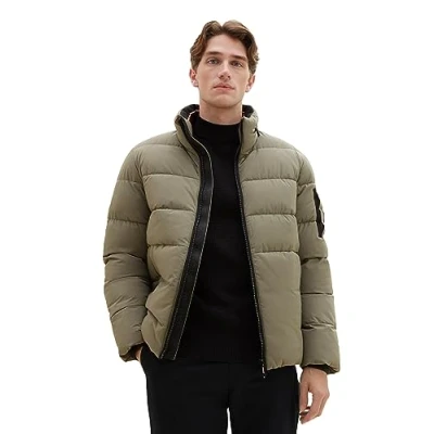 Abbildung von TOM Tailor Stepp Winterjacke, Herren, Größe: XXL, Smokey olive green