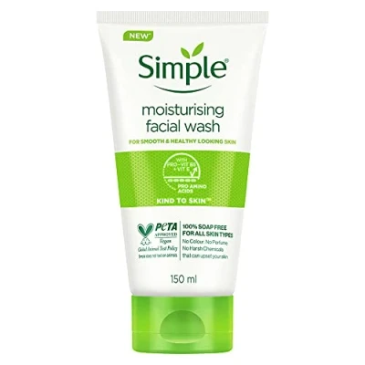 Abbildung von Simple Gesichtspflege Feuchtigkeitsspendendes Waschgel 150 ml