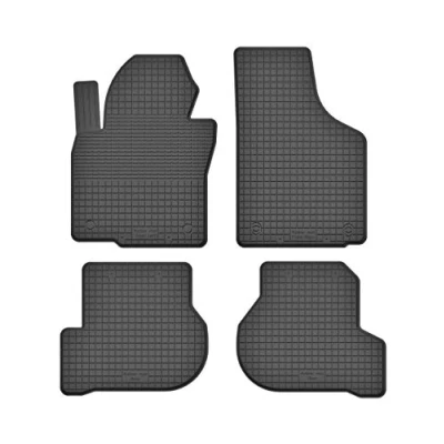 Abbildung von Gummimatten Fußmatten 1.5 cm Rand kompatibel mit VW EOS (Bj. 2005 2011) ideal angepasst 4 Teile EIN Set