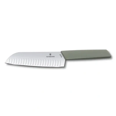 Abbildung von Victorinox Swiss Modern Santokumesser 17 cm Olive Green