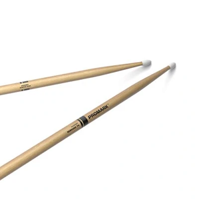 Abbildung von ProMark Drumsticks Schlagzeug Sticks Rebound 7A Hickory Drumstick, ovale Nylonspitze