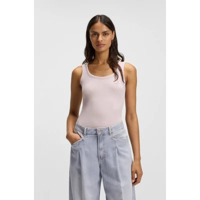 Abbildung von BOSS ORANGE Longtop &quot;Ematite Premium Damenmode&quot;, mit Rundhalsausschnitt