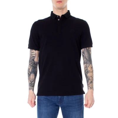 Abbildung von Armani Exchange Herren Elegance Poloshirt, Schwarz, L