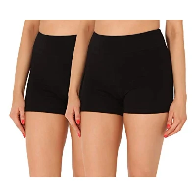 Abbildung von Merry Style Leggings Damen Shorts Radlerhose kurze Hose Boxershorts MS10 359 (2 tlg) aus Baumwolle, elastischer Bund