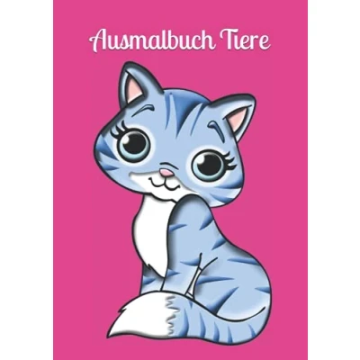 Abbildung von Ausmalbuch Tiere DIN A4: XXL Malbuch und Menschen, Tiermalbuch A4, 88 Seiten, Hunde, Katzen, Pferde, Eulen, Hasen, Elefanten, Schmetterlinge, ... zauberhafte Malvorlagen, Geschenk Kinder