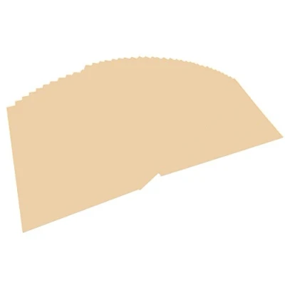 Abbildung von folia 6410 Tonpapier chamois, DIN A4, 130 g/qm, 100 Blatt zum Basteln und kreativen Gestalten von Karten, Fensterbildern für Scrapbooking