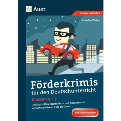 Abbildung von Förderkrimis für den Deutschunterricht Klassen 5 7: Dreifach differenzierte Texte und Aufgaben mit einfachster Niveaustufe als Comic