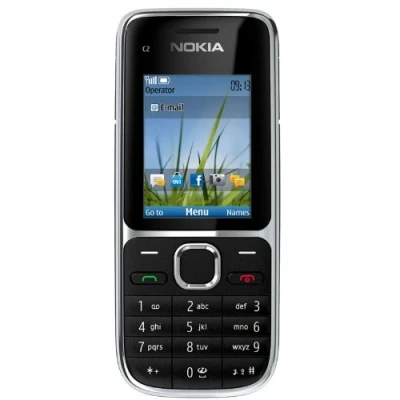 Abbildung von &#039;Nokia C2 01 Handys (5,08 cm (2), 320 x 240 Pixel, LCD, 64 MB, 3,2 MP, 2048 1536 Pixel) schwarz