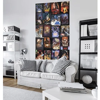 Abbildung von Komar Vliestapete &quot;Star Wars Posters Collage&quot;, 120x200 cm (Breite x Höhe), Vliestapete, 100 Bahnbreite