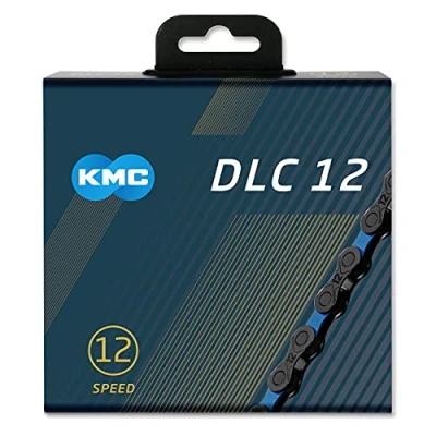 Abbildung von KMC Unisex Erwachsene 12NR Black DLC 12 Fach Kette 1/2&quot; x11/128, 126 Glieder, blau