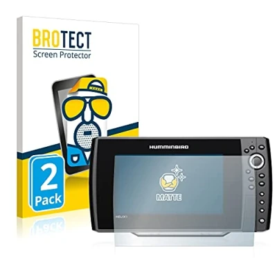 Abbildung von BROTECT Entspiegelungs Schutzfolie für Humminbird Helix 9 G3N (2 Stück) Matte Displayschutz Folie, Anti Reflex, Fingerprint