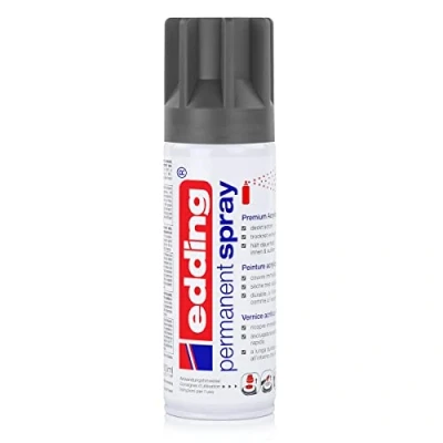 Abbildung von Edding 5200 Permanentspray Premium Acryllack Anthrazit matt
