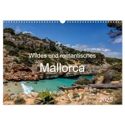 Abbildung von Wildes und romantisches Mallorca (Wandkalender 2025 DIN A3 quer), CALVENDO Monatskalender