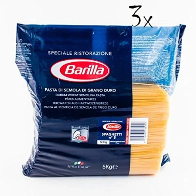 Abbildung von Pasta Barilla Spaghetti Ristorante Nr. 5 italienisch Nudeln kg pack